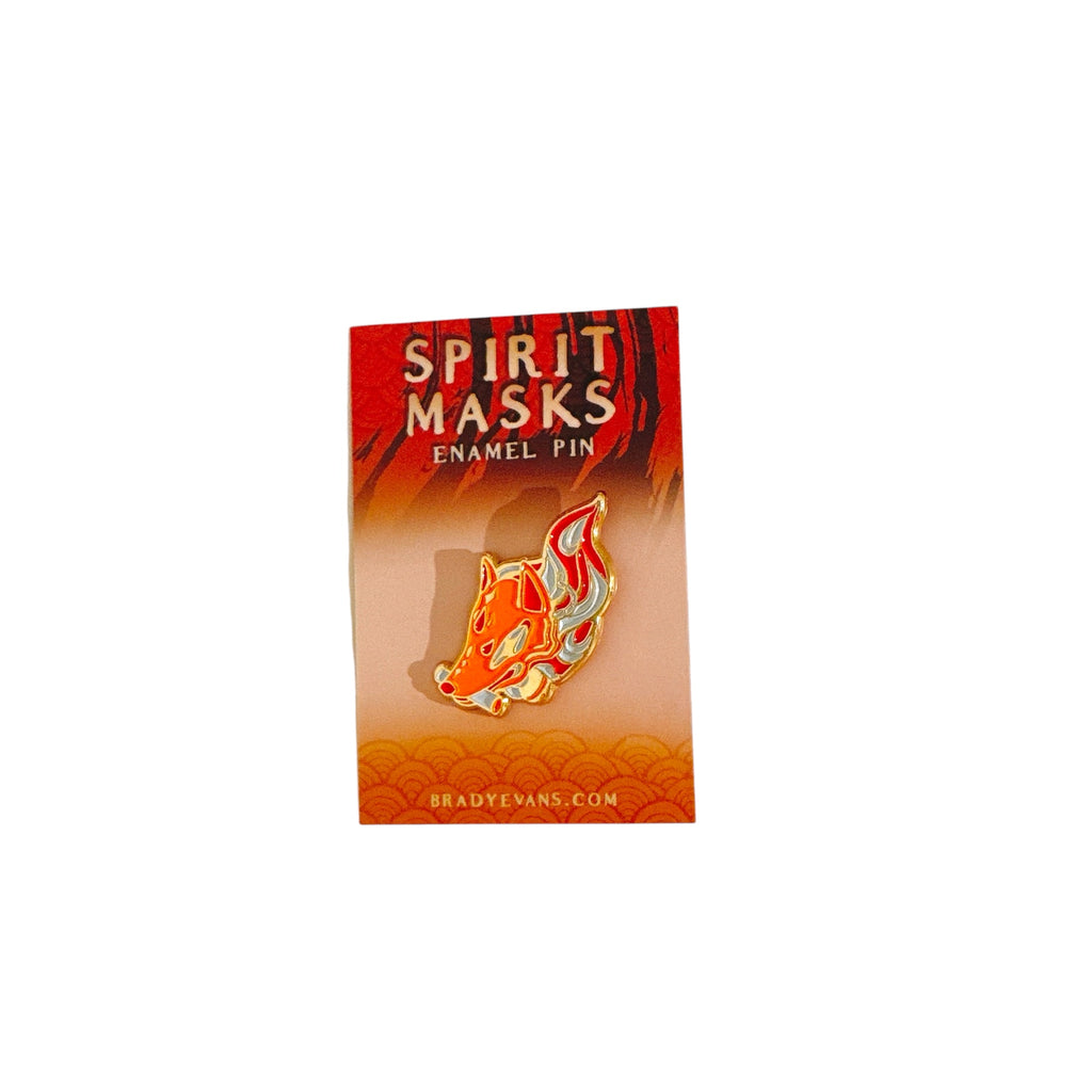 Spirit Masks Enamel pins by BRADY EVANS