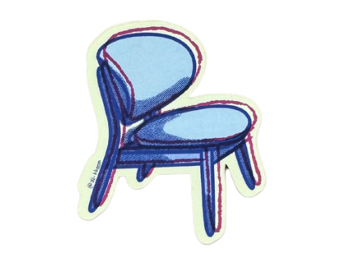 Chair Stickers by YJ KEEM