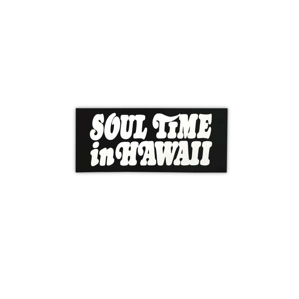 Aloha Got Soul Logo Bar Sticker (Soul Time in Hawaii)