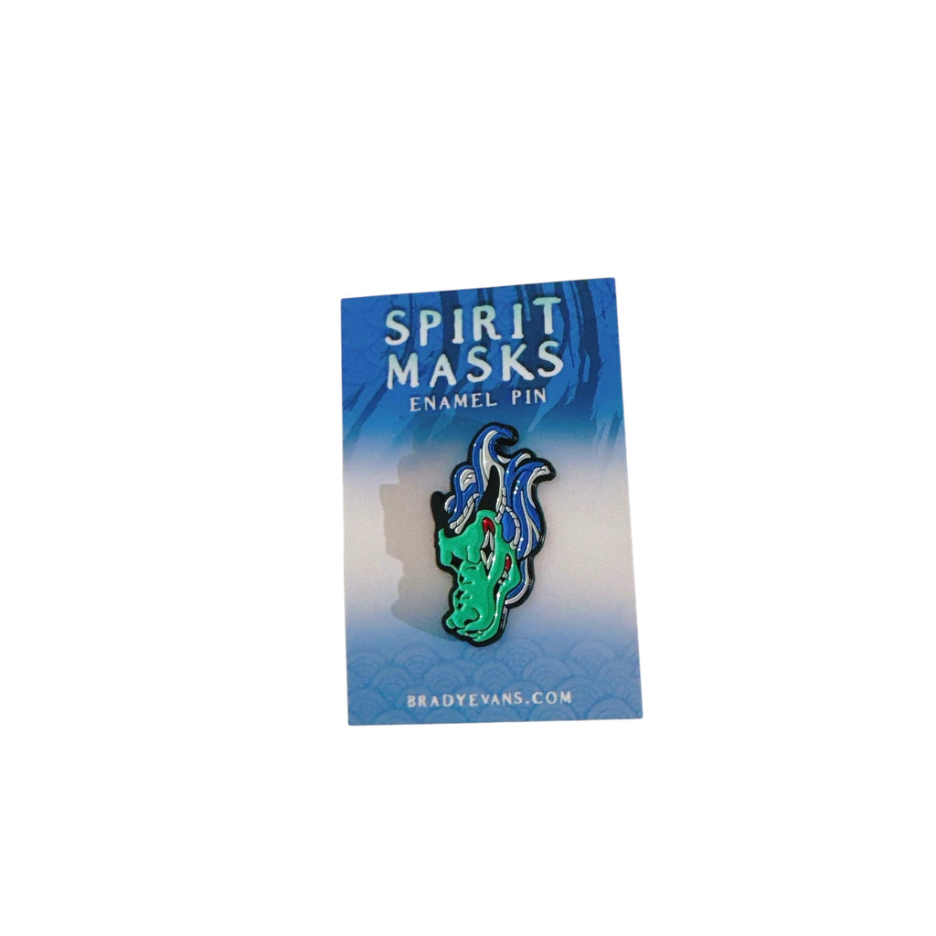 Spirit Masks Enamel pins by BRADY EVANS