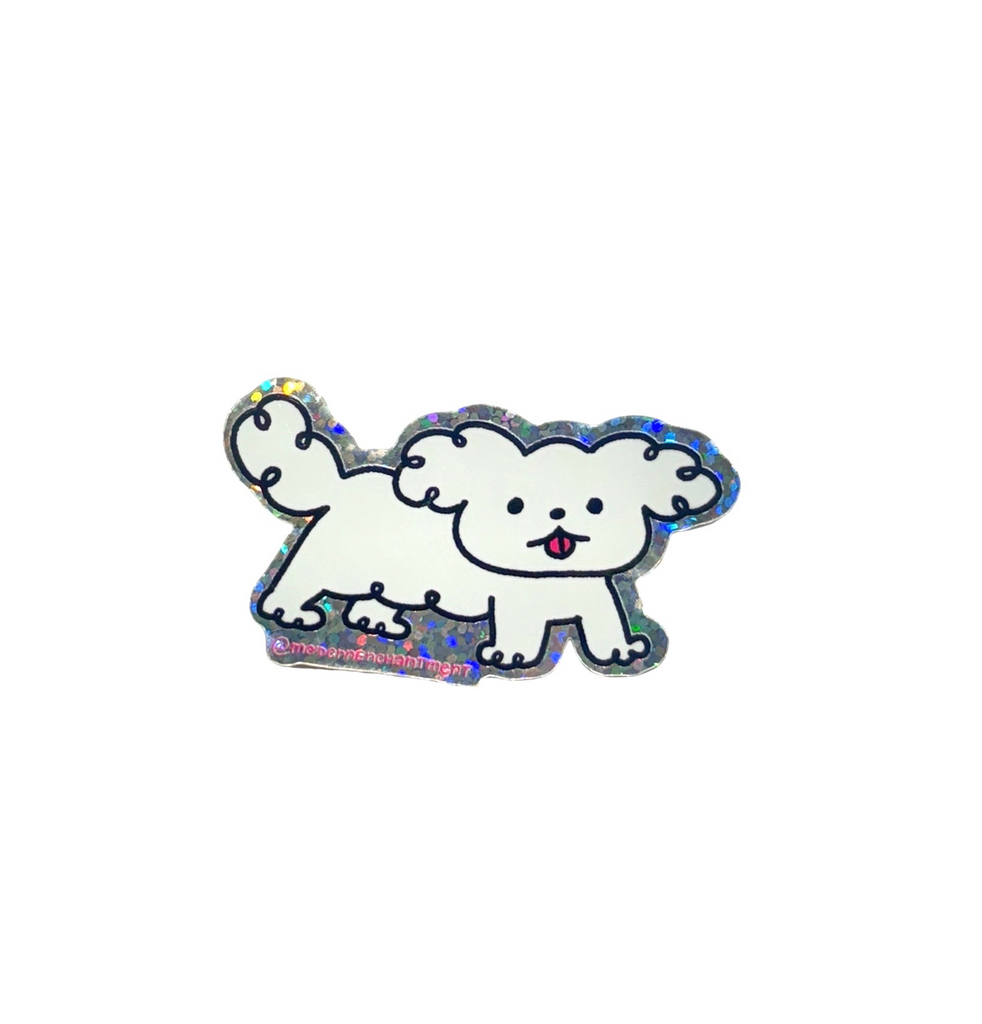 Glitter Dog sticker by MODERN ENCHANTMENT