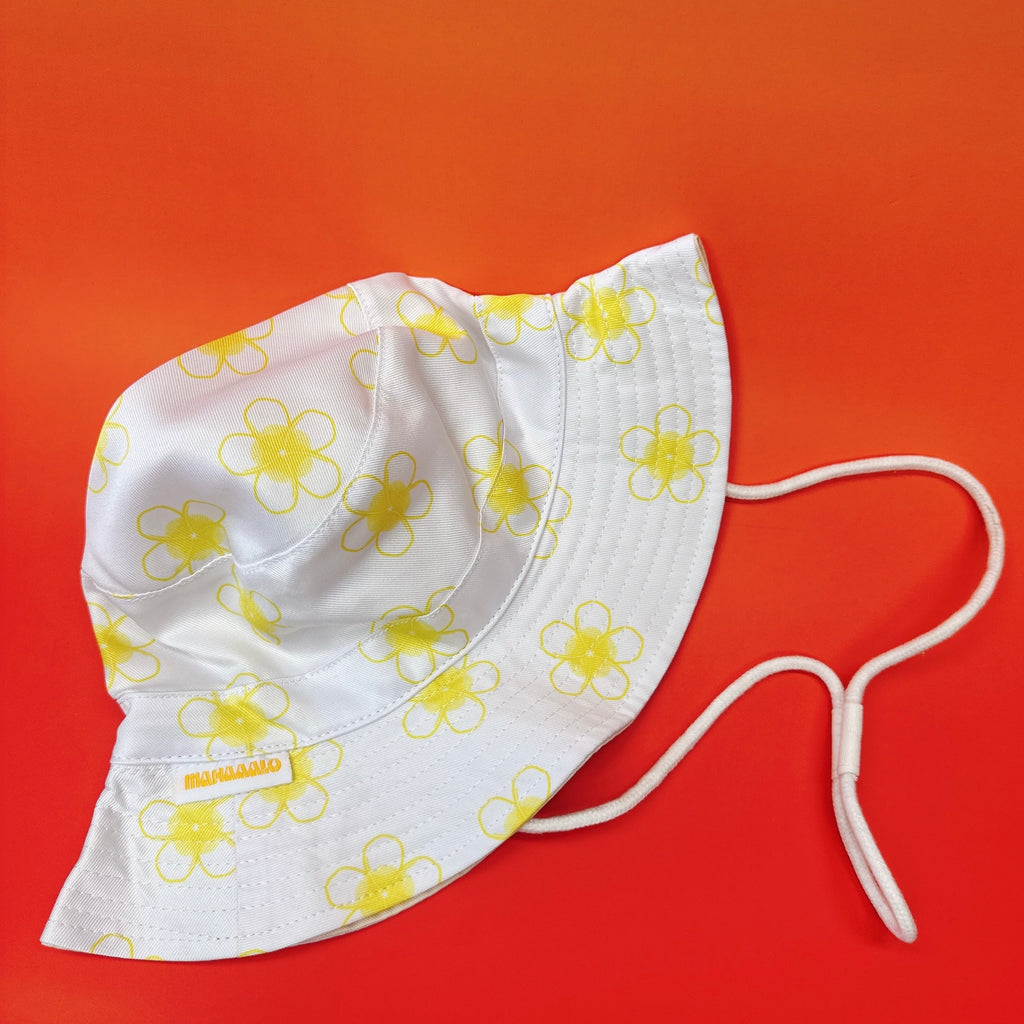 Plumeria Bucket Hat by MAHAAALO
