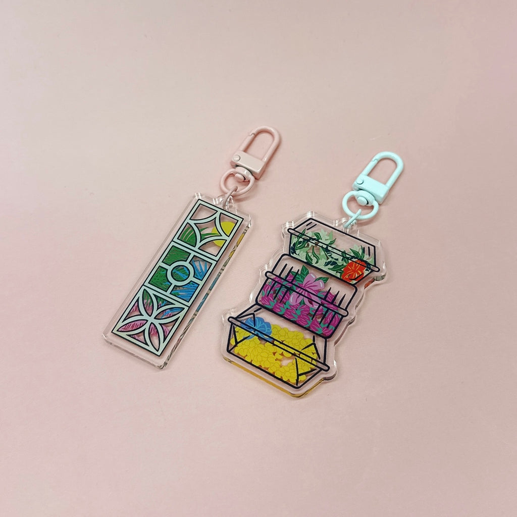 Lei Boxes Keychain by CANDICE SOON