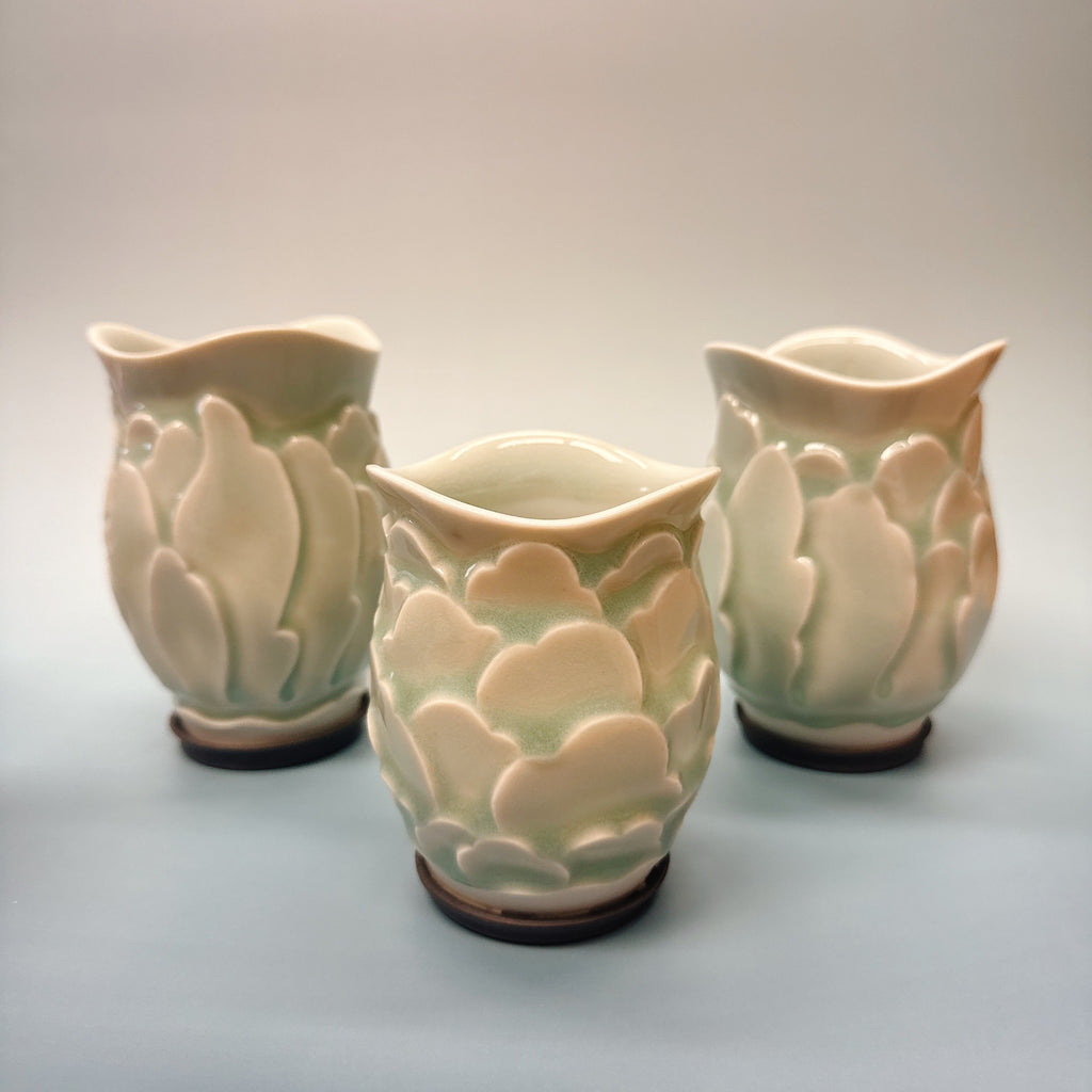 Carved Cups by SHANNON WEBB