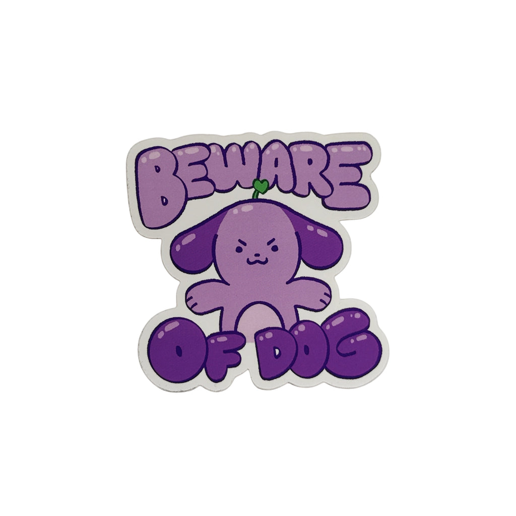 Beware of Dog Sticker