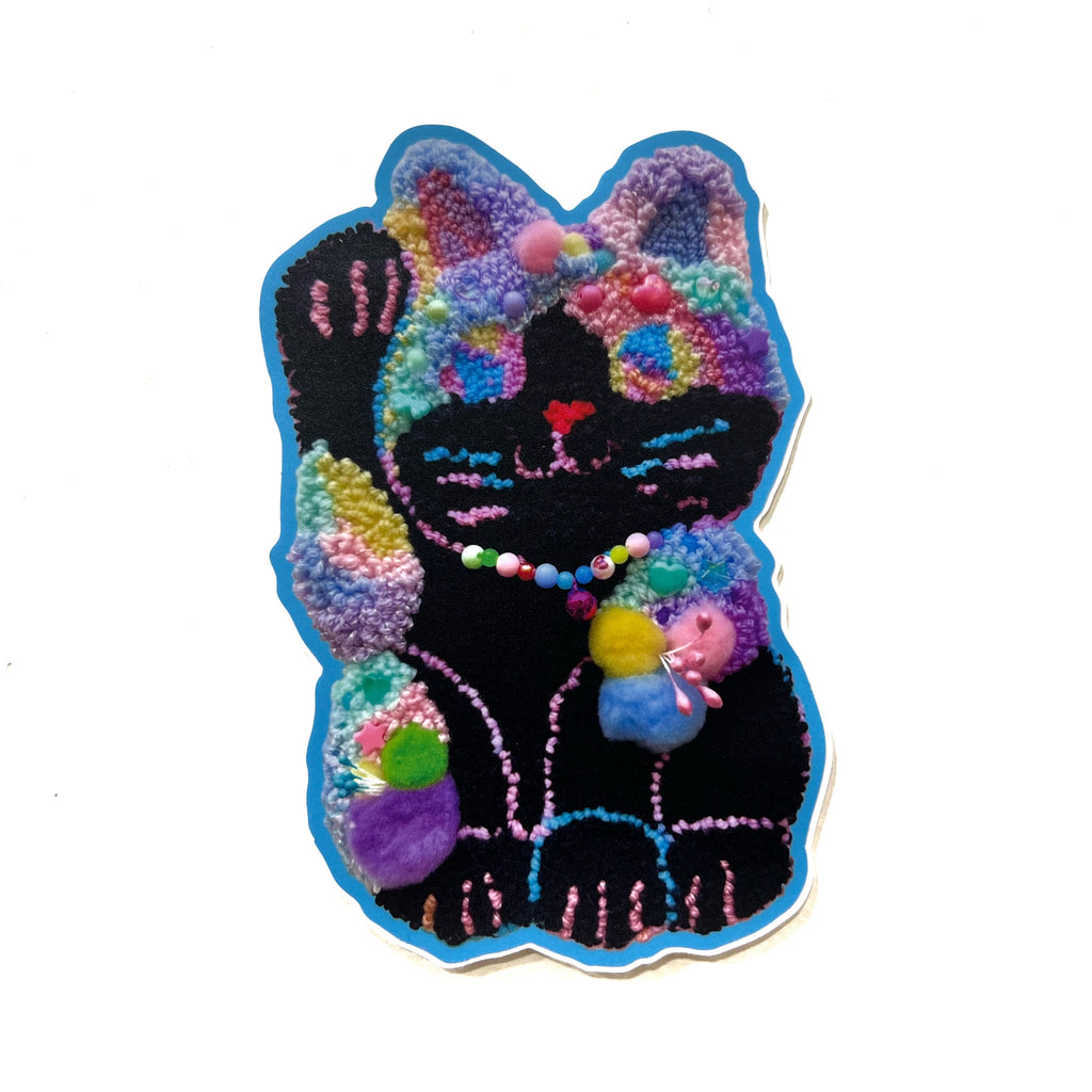 Lucky Maneki Cat Sticker
