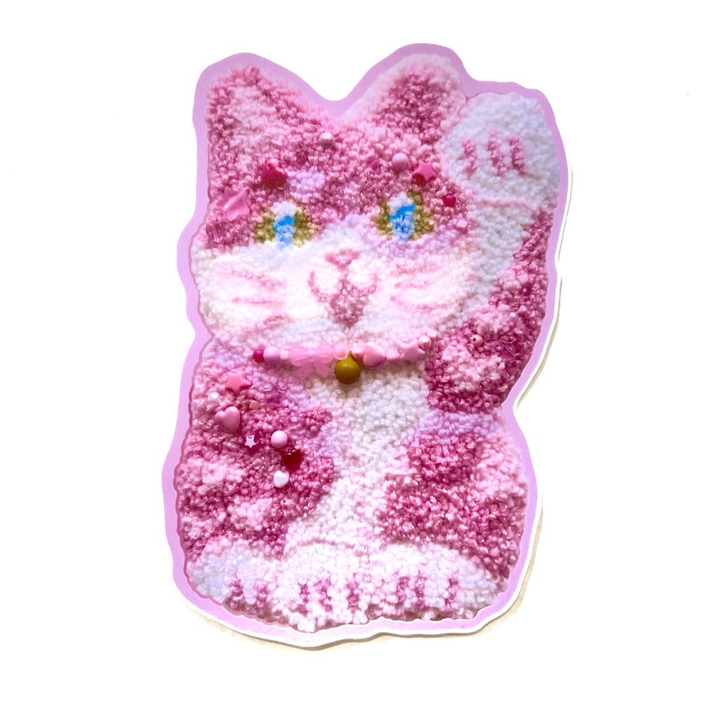 Lucky Maneki Cat Sticker