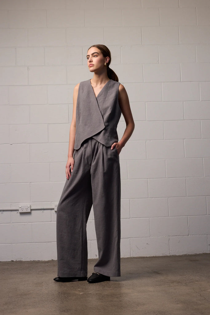 Sylvia Vest Slate