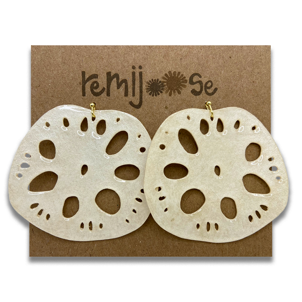 Lotus Root Earrings