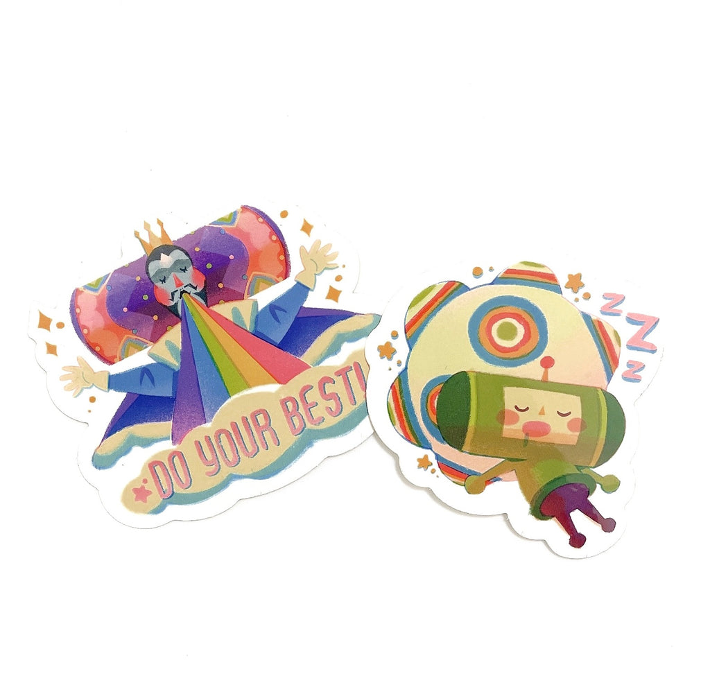 Katamari Sticker by XOCHITL CORNEJO