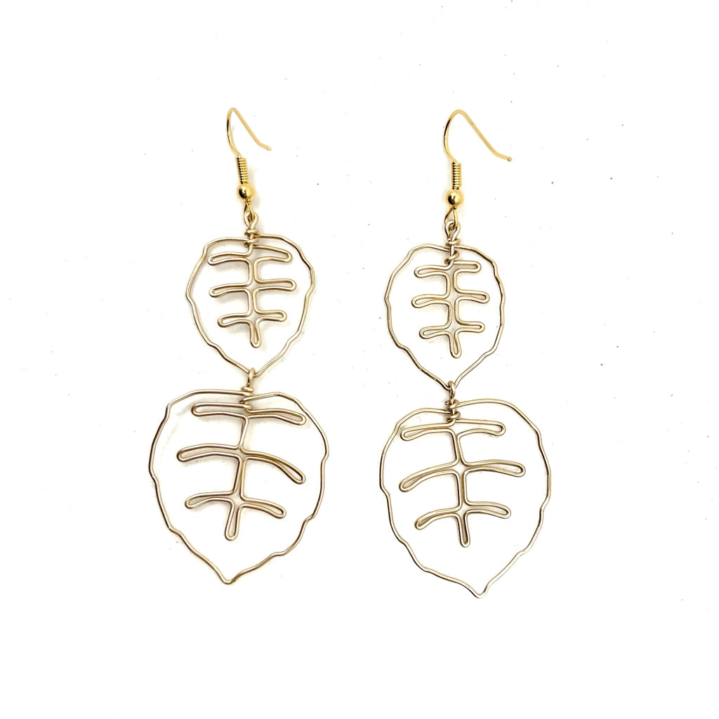 Tempus (2 Leaf) Earrings