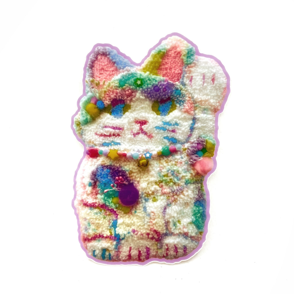 Lucky Maneki Cat Sticker