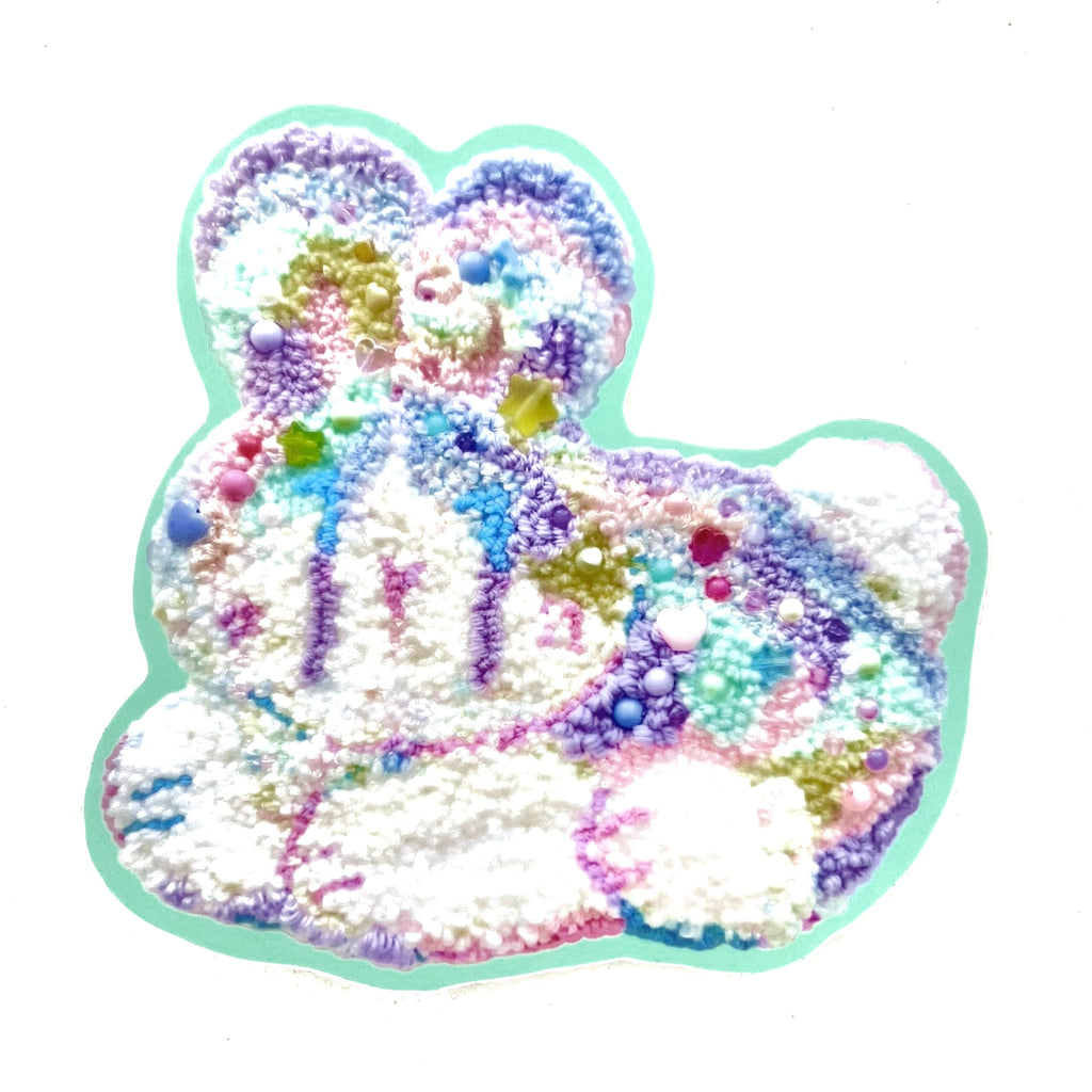 Colorful Bunny Sticker