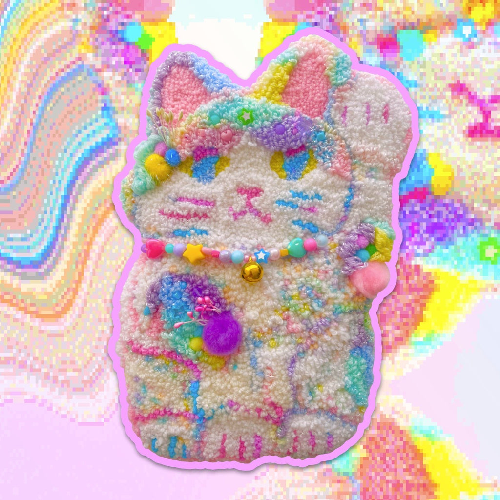 Lucky Maneki Cat Sticker