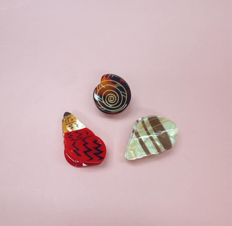 Mini Snail Hair Clips by LAULIMA