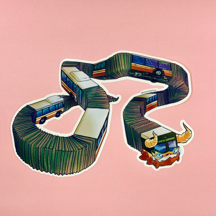 MOʻO EXPRESS Sticker by UMAMIPLANT