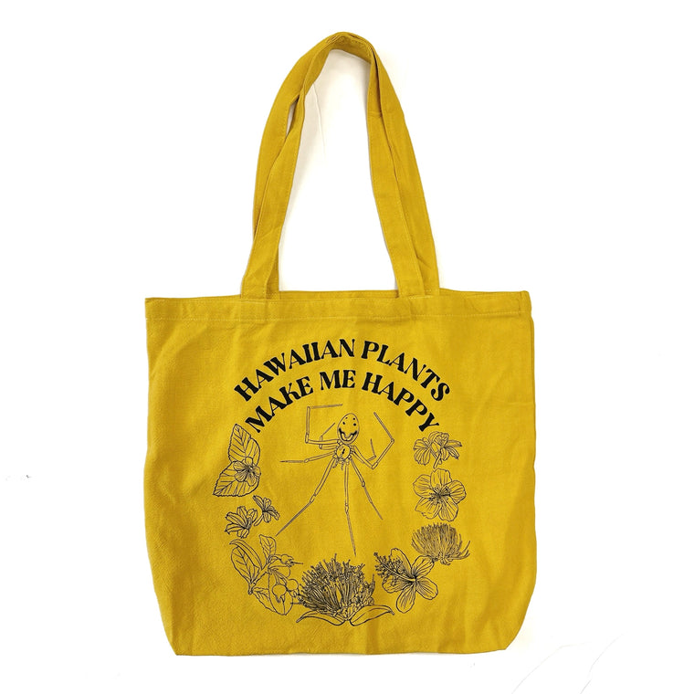 Hawaiian Plants Make Me Happy Tote Bag