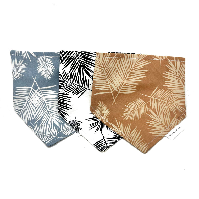 Palm Leaf Pet Bandanas by MIX & MUTT