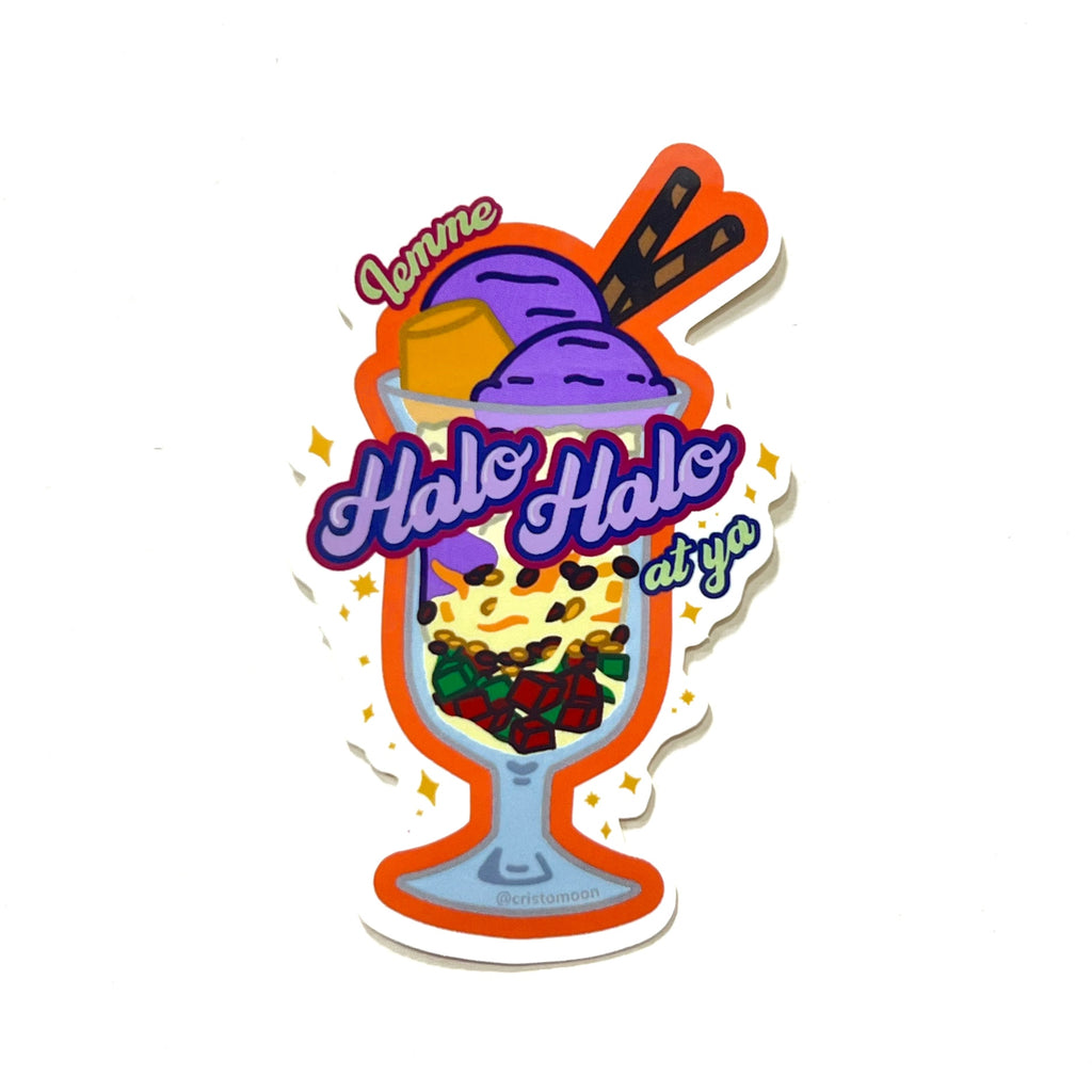 Halo Halo at Ya! Vinyl Sticker