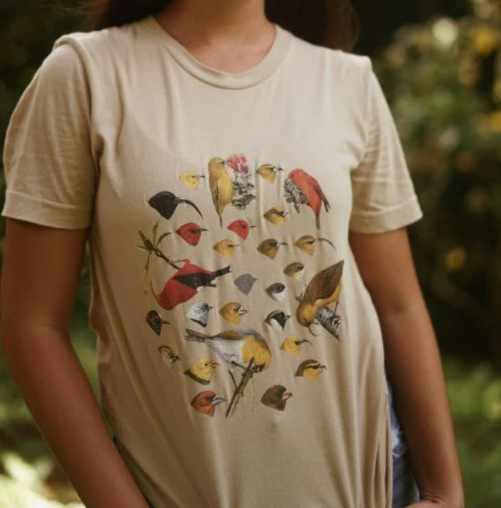 Hawaiian Honeycreeper Tee by LAULIMA