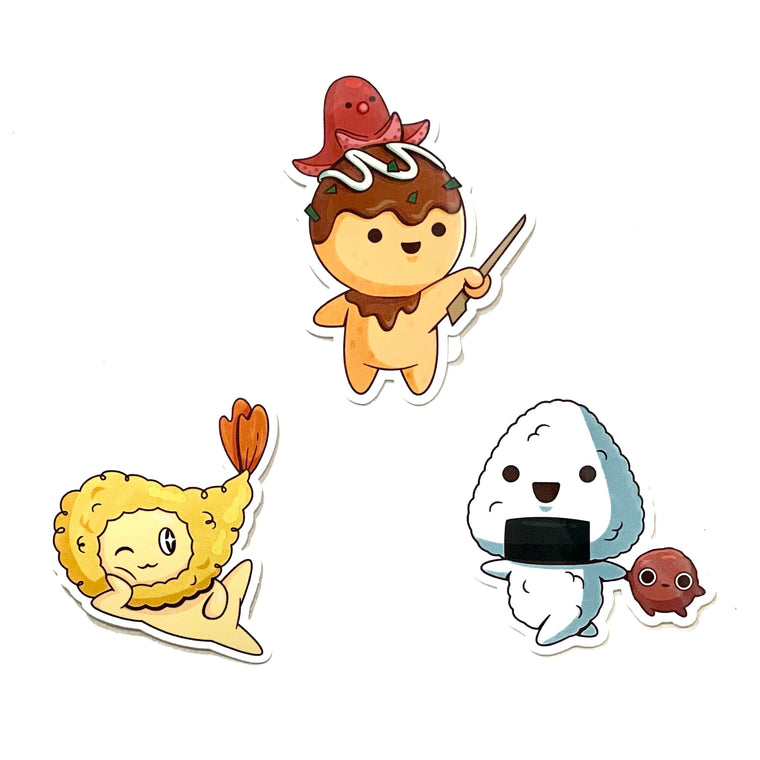 Japanese Foodie Stickers by HONEY STAR