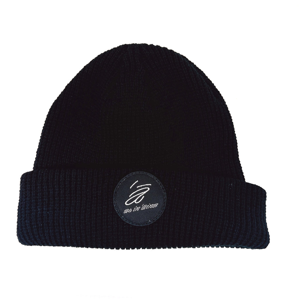 Short Roll Knit Beanie by CJ DUNN