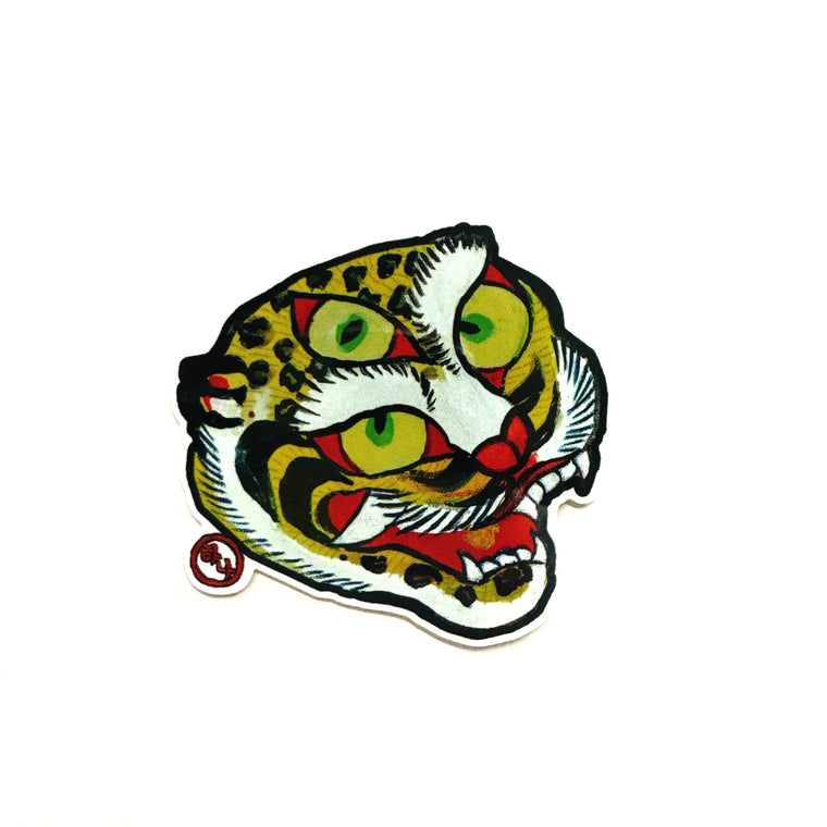 Tiger Head sticker by LAUREN HANA CHAI