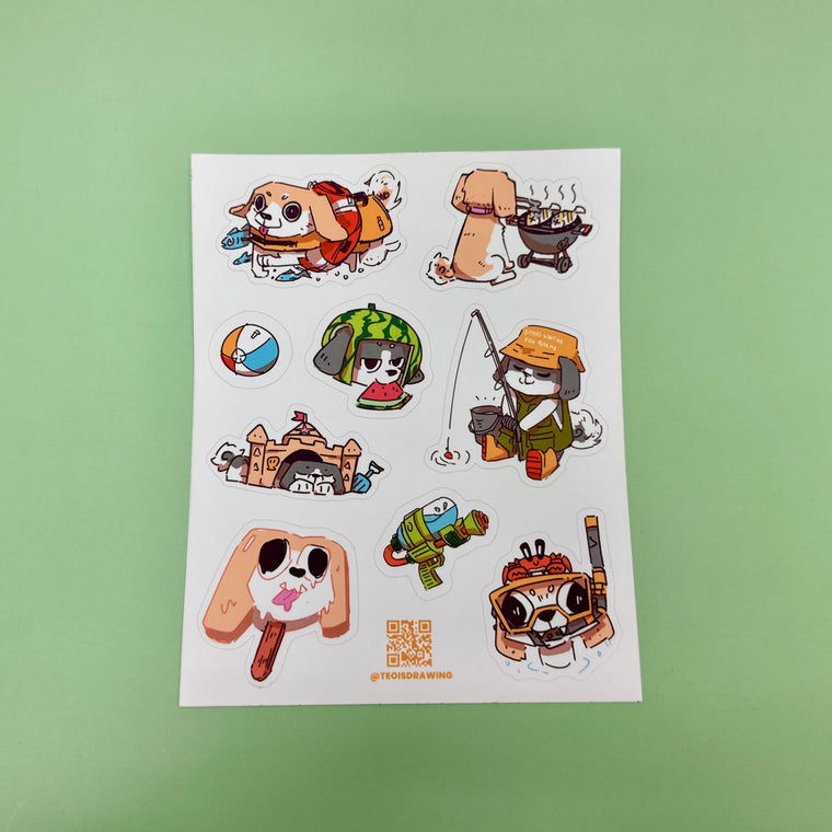 Sticker Sheet by TEOISDRAWING