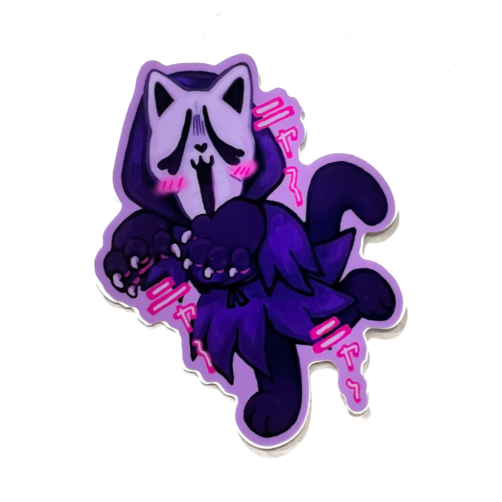 Ghost Kitty Stickers