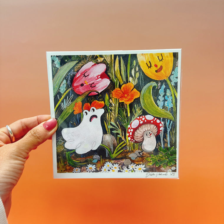 Singing Tulips print by MODERN ENCHANTMENT