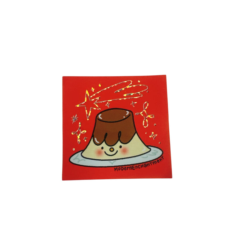 Pudding Sticker by MODERN ENCHANTMENT