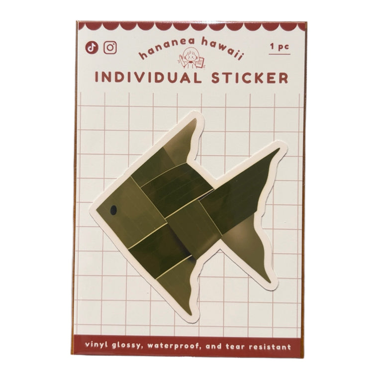 Woven Fish Sticker