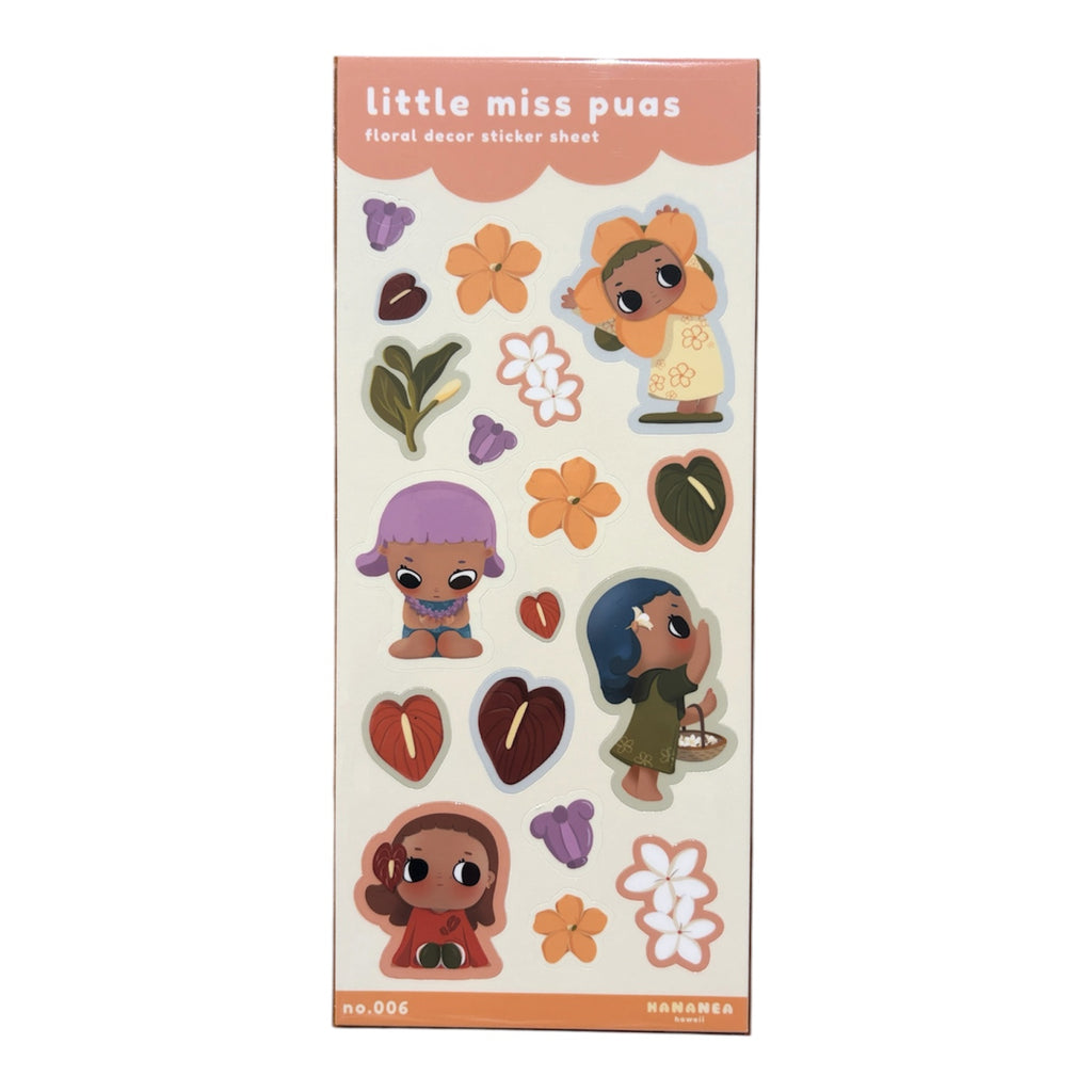 Little Miss Pua Sticker Sheet