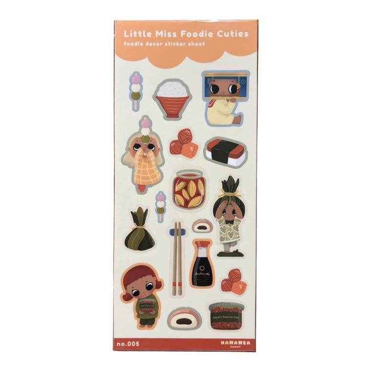 Little Miss Foodie Cuties Sticker Sheet
