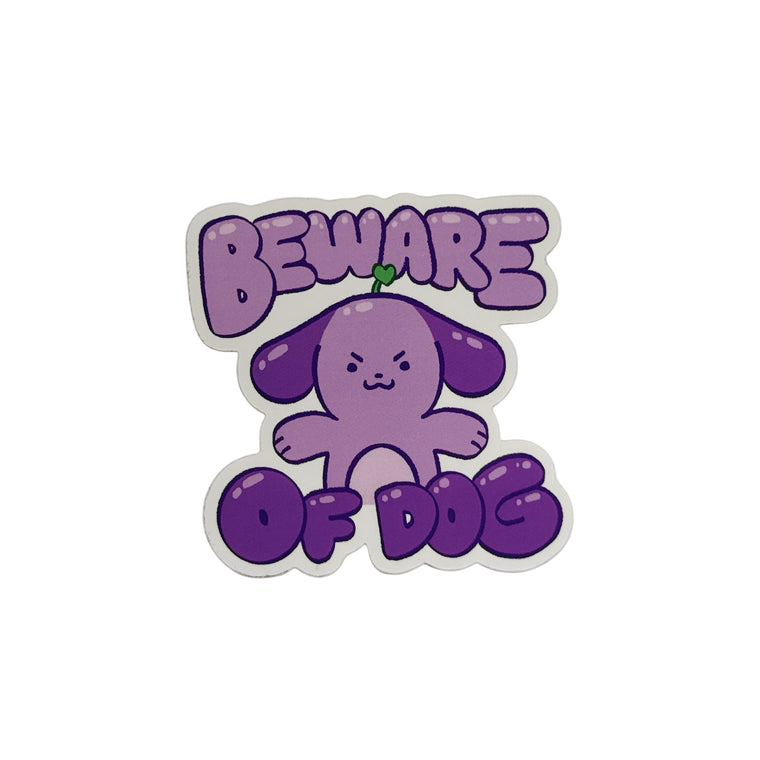 Beware of Dog Sticker