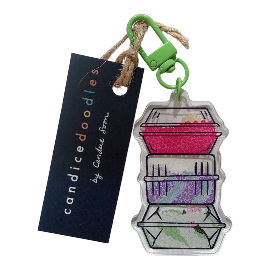 Lei Boxes Keychain by CANDICE SOON