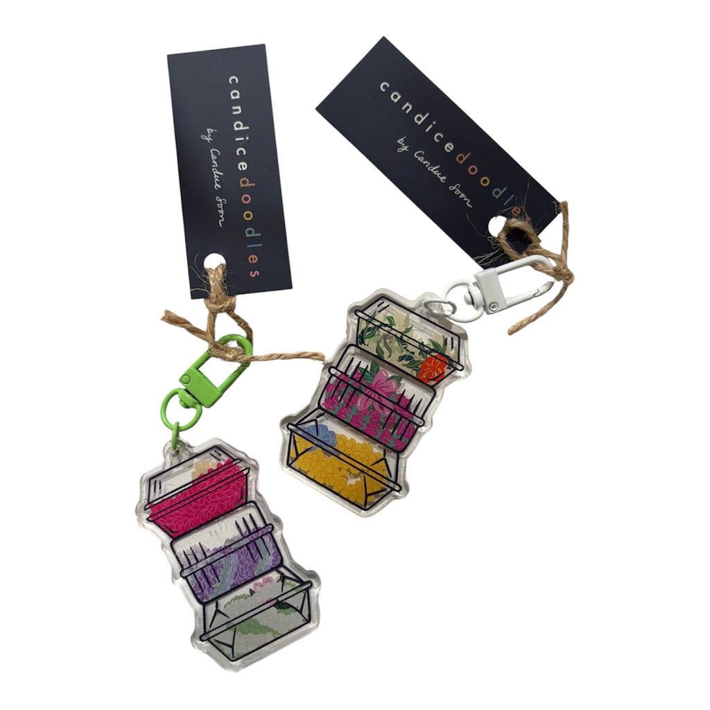 Lei Boxes Keychain by CANDICE SOON