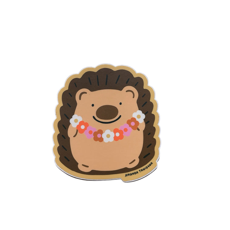 Hedgehog Sticker by AMANDA T CREATIVE