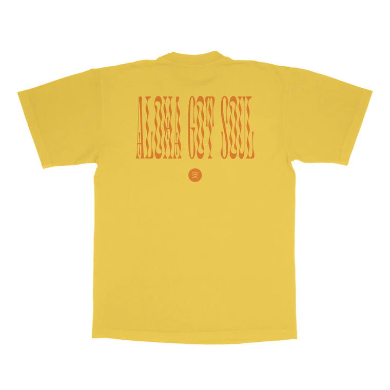 These Shores T-shirt (“Pua Kenikeni”/ Yellow/ Orange)