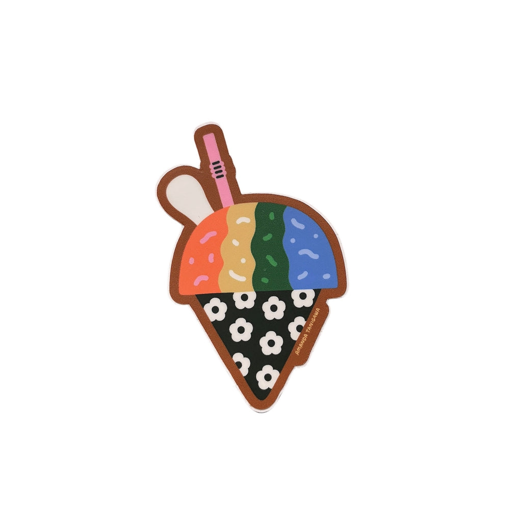Shave Ice Sticker by AMANDA T CREATIVE