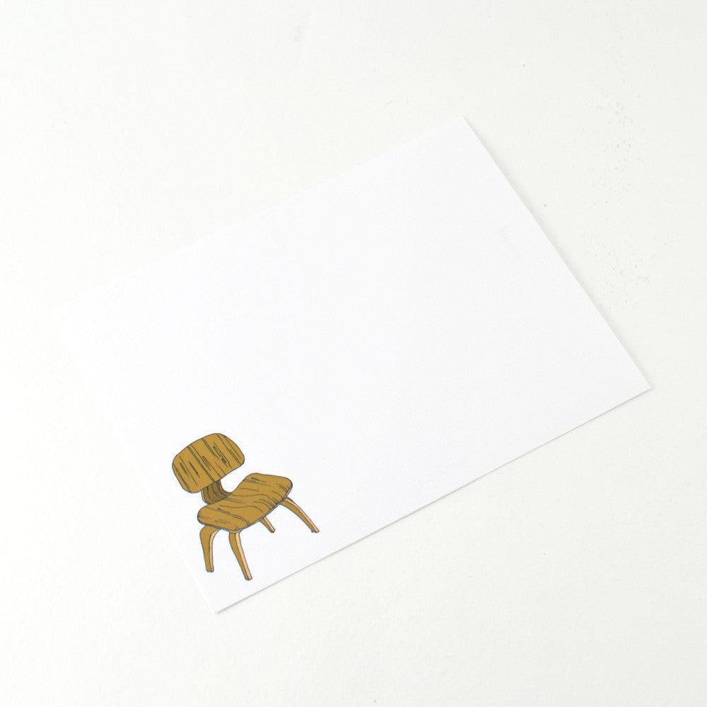 Greeting Card Set in Eames Chairs