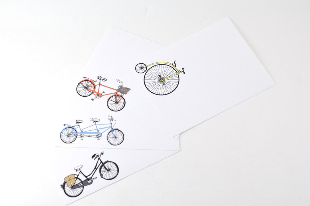 Greeting Card Set in Bicycle