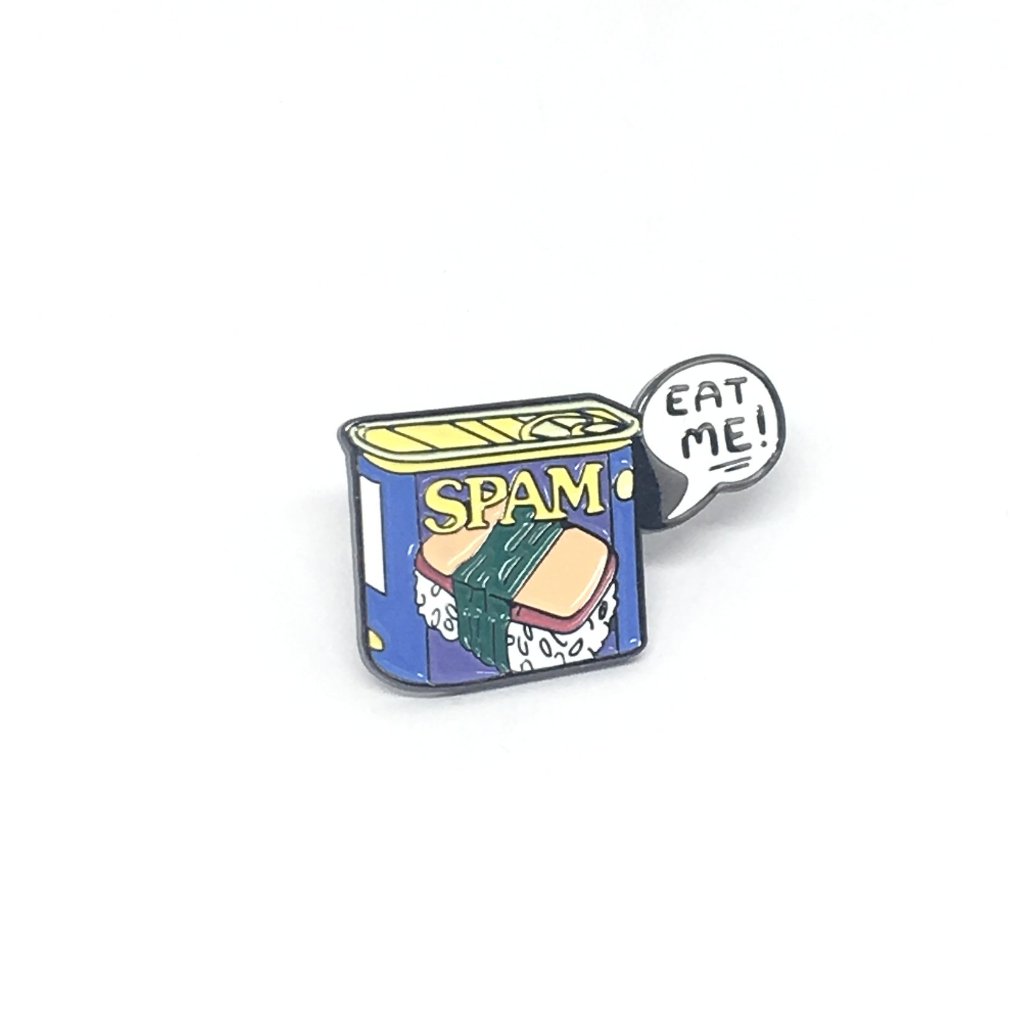 Rude Spam Lapel Pin