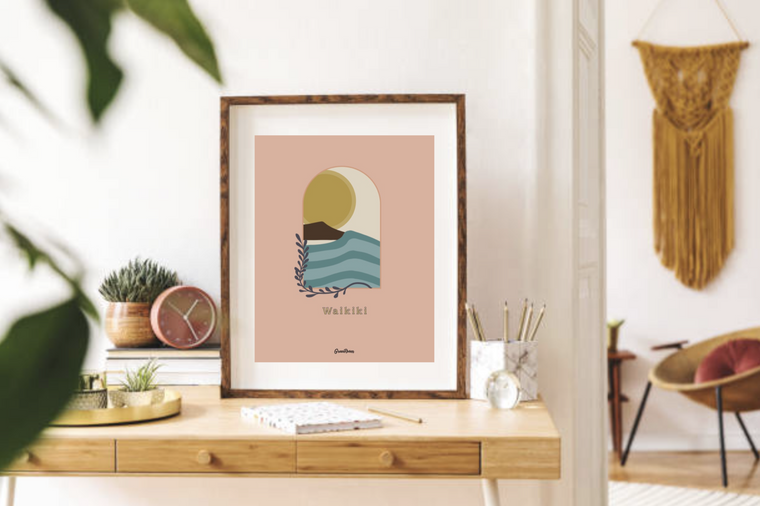 Midcentury Surf Series Prints by GREENROOM