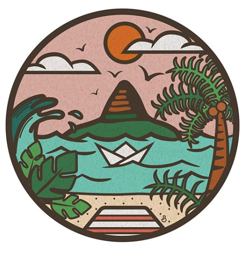 Chinaman’s Hat Sticker