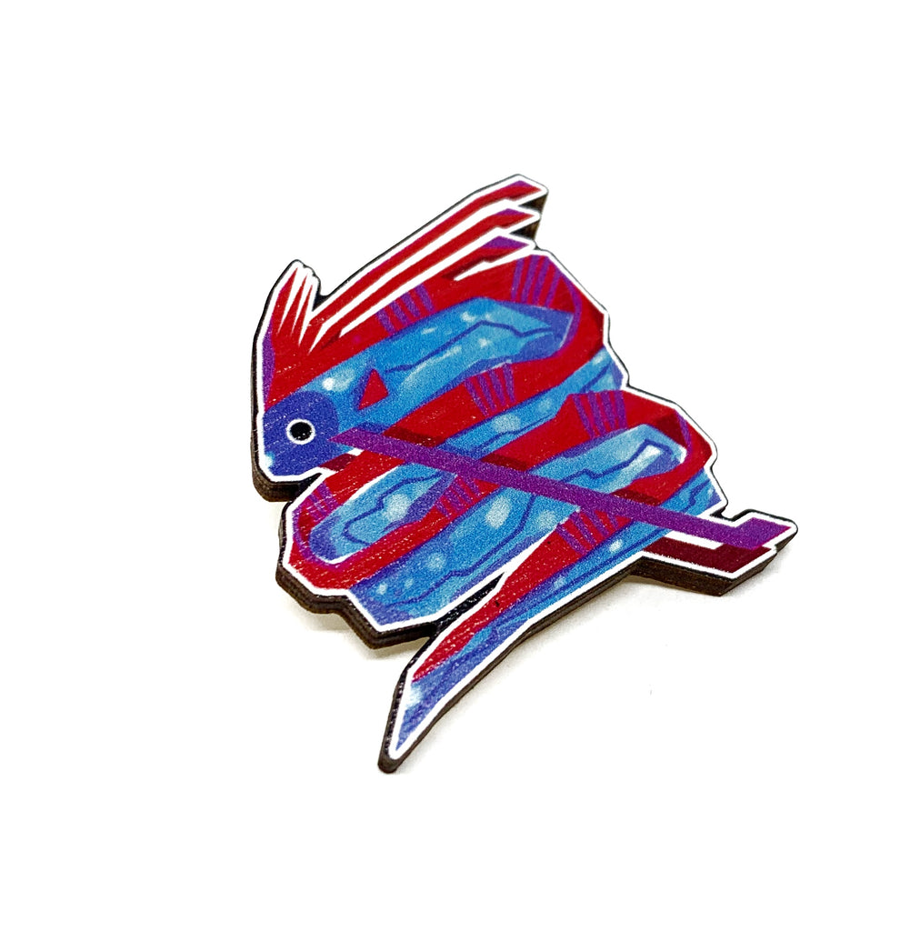 Oarfish Wooden Pin