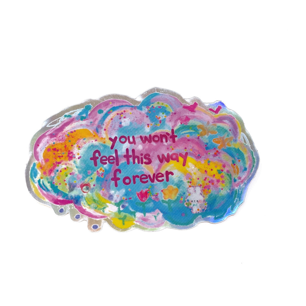 Positive Thought Cloud Stickers