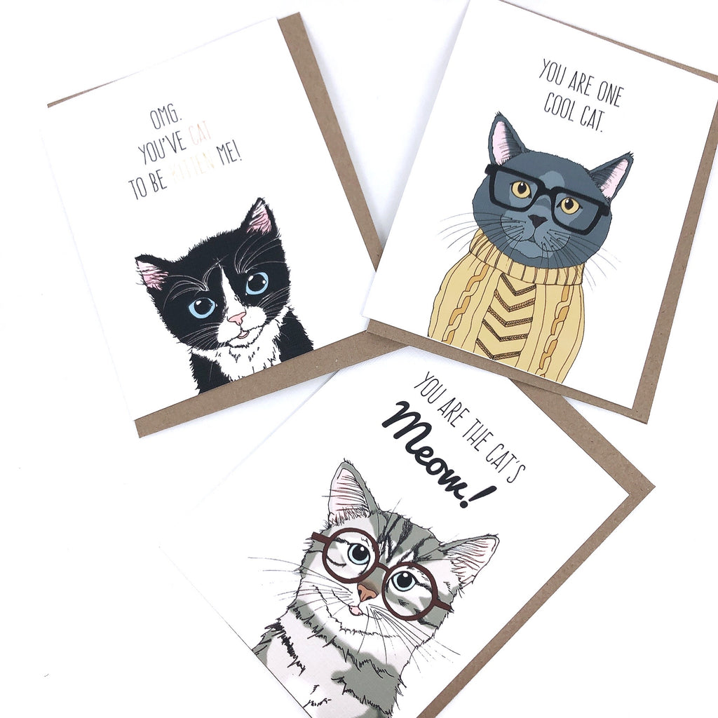 Neko Series Greeting Cards