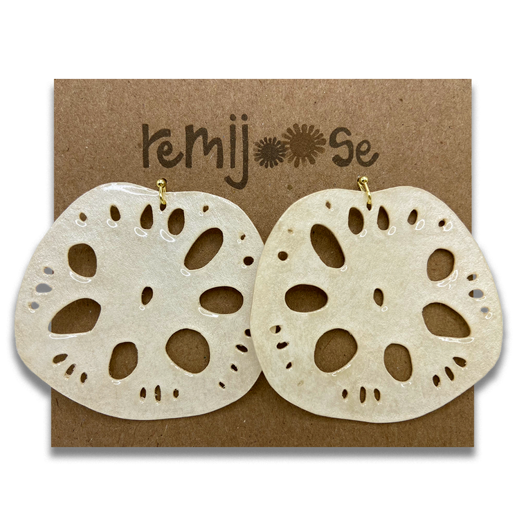 Lotus Root Earrings
