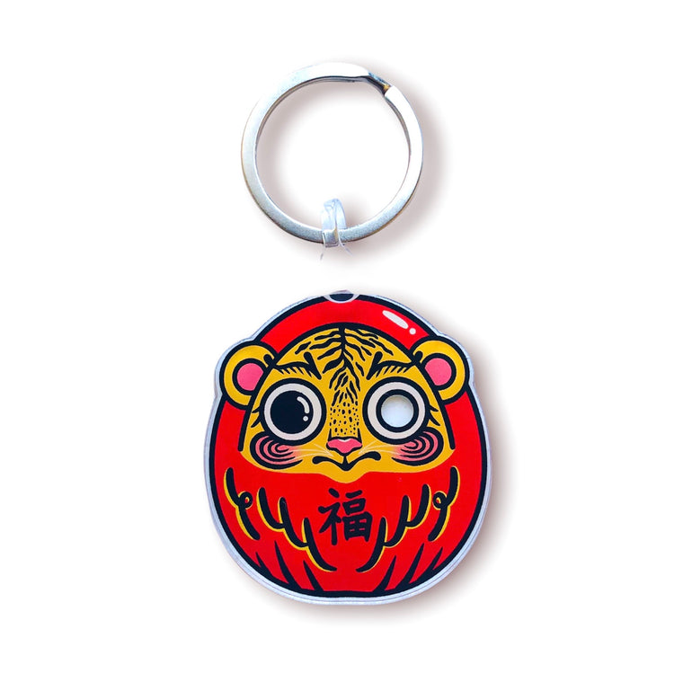 “Taruma” Daruma Keychain by YOURFRENJEN